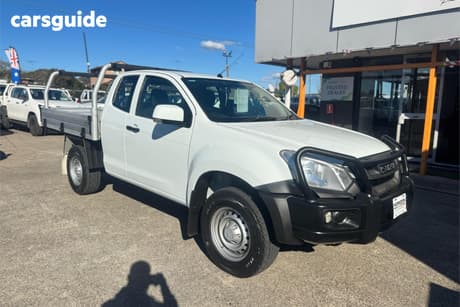 White 2017 Isuzu D-MAX Space Cab Chassis Sx (4X4)