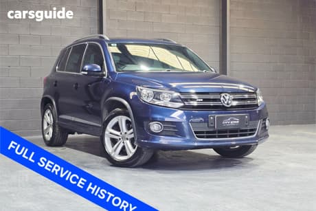 Blue 2015 Volkswagen Tiguan Wagon 155 Tsi R-Line (4X4)