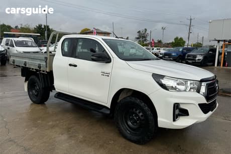 White 2019 Toyota Hilux X Cab Cab Chassis Sr (4X4)