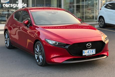 Red 2019 Mazda 3 Hatchback G25 Evolve