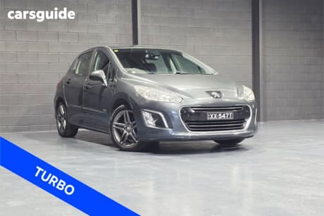 Grey 2013 Peugeot 308 Hatchback Sportium Hdi