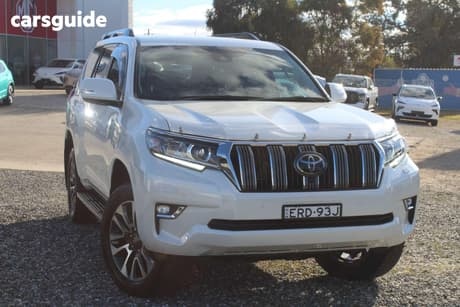 White 2021 Toyota Landcruiser Prado Wagon Vx