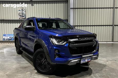 Blue 2022 Isuzu D-MAX Crew Cab Utility X-Terrain (4X4)