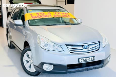 Silver 2011 Subaru Outback Wagon 2.5I Premium
