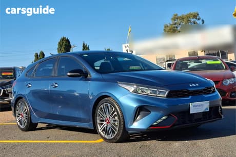 Blue 2021 Kia Cerato Hatchback Gt