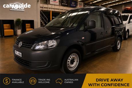 Blue 2011 Volkswagen Caddy Commercial TDI250 F