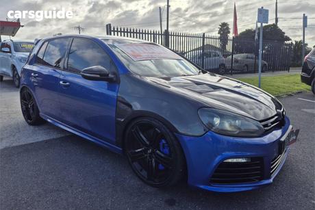 Blue 2012 Volkswagen Golf Hatchback R