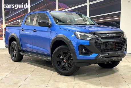 Blue 2026 Isuzu D-MAX Crew Cab Utility X-Terrain (4X4)