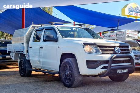White 2017 Volkswagen Amarok Dual Cab Chassis Tdi400 Core Edition (4X4)
