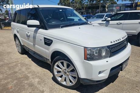 White 2013 Land Rover Range Rover Sport SUV SDV6 4X4