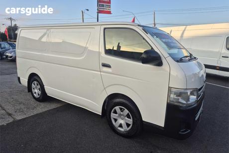 White 2013 Toyota HiAce Van Lwb
