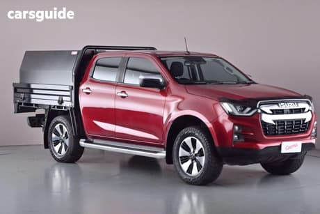Red 2021 Isuzu D-MAX Crew Cab Chassis Ls-U (4X4)