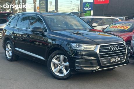 Black 2018 Audi Q7 Wagon 3.0 Tdi Quattro (160Kw)