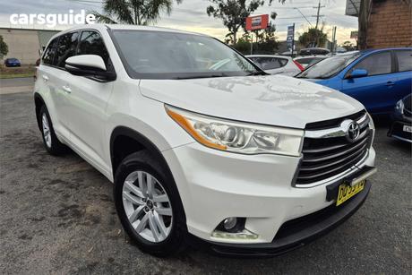 White 2016 Toyota Kluger Wagon Gx (4X2)