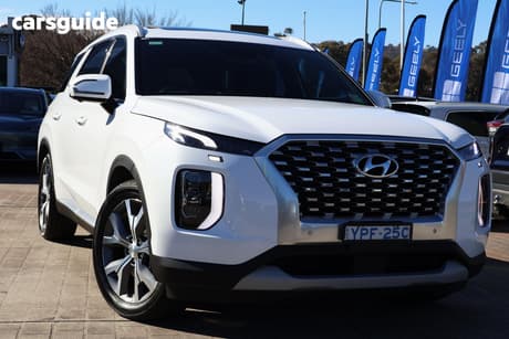 White 2021 Hyundai Palisade Wagon Highlander (8 Seat)
