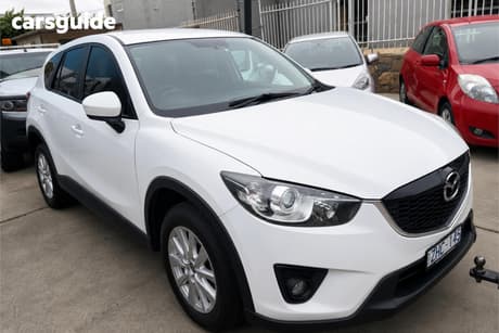 White 2012 Mazda CX-5 Wagon Maxx Sport (4X4)