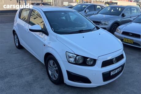 White 2013 Holden Barina Hatchback Cd
