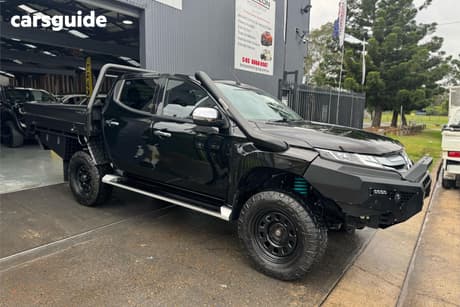 Black 2021 Mitsubishi Triton Double Cab Pick Up Gsr (4X4)