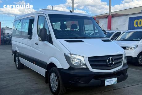 White 2017 Mercedes-Benz Sprinter Bus Transfer (313)