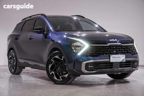 Blue 2023 Kia Sportage Wagon Sx+ (Fwd)