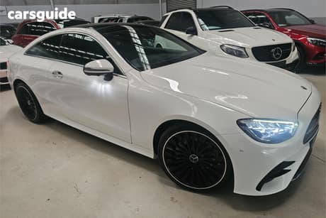 White 2021 Mercedes-Benz E200 Coupe