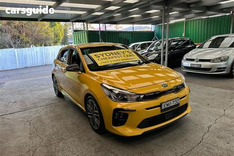 Yellow 2020 Kia RIO Hatchback Gt-Line