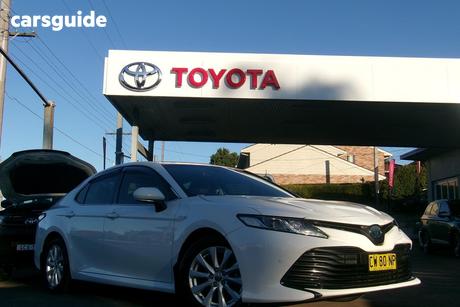 White 2020 Toyota Camry Sedan Ascent