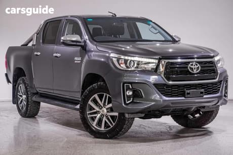 Grey 2019 Toyota Hilux Double Cab Pick Up Sr5 (4X4)