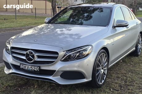 Silver 2016 Mercedes-Benz C350 Sedan E