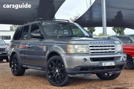 Grey 2008 Land Rover Range Rover Sport SUV TDV8 4X4