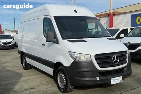 White 2020 Mercedes-Benz Sprinter Van 414Cdi Vs30 Mwb Rwd