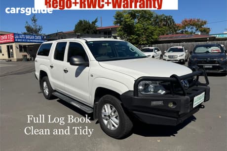 White 2018 Volkswagen Amarok Dual Cab Utility Tdi420 Core Edition (4X4)
