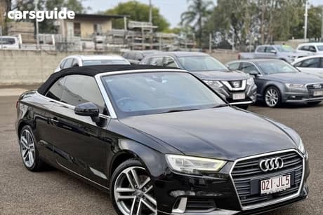 Black 2016 Audi A3 Convertible 1.4 TFSI S TRONIC COD 8V MY17