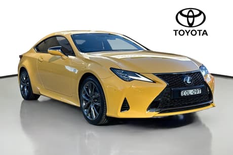 Yellow 2021 Lexus RC350 Coupe F Sport +Ep1