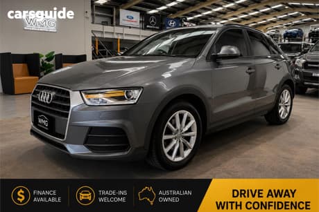 Grey 2016 Audi Q3 Wagon 1.4 Tfsi (110Kw)