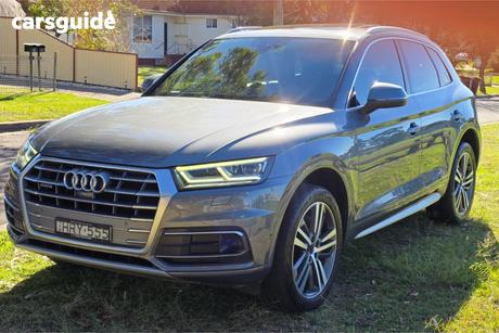 Grey 2019 Audi Q5 Wagon 40 Tdi Quattro Sport