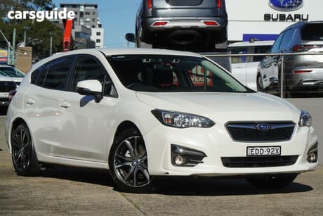 White 2019 Subaru Impreza Hatchback 2.0I-L (Awd)