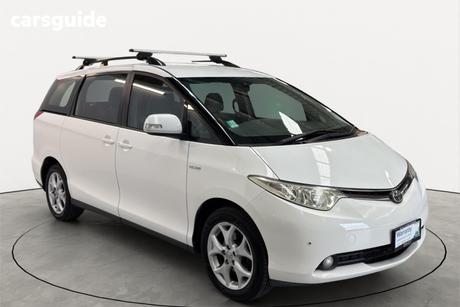 White 2008 Toyota Tarago Wagon Glx V6