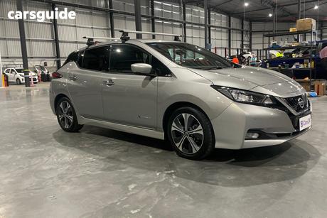 Silver 2021 Nissan Leaf Hatchback