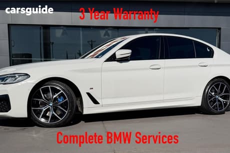White 2023 BMW 530D Sedan M Sport Lci