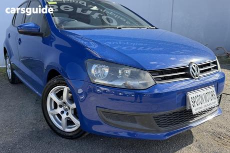 Blue 2011 Volkswagen Polo Hatch 77 TSI COMFORTLINE
