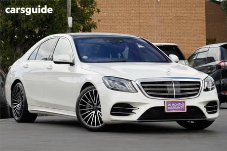 White 2020 Mercedes-Benz S-Class Sedan S450 EXCLUSIVE SPORTS LIMITED (HYBRID)