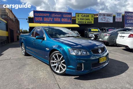 Blue 2012 Holden Commodore Utility Ss-V