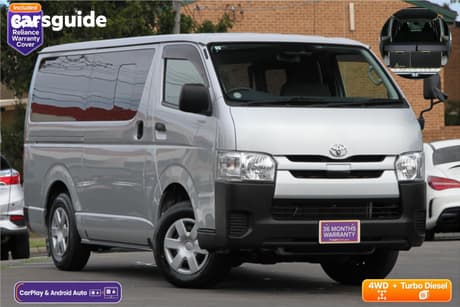 Silver 2018 Toyota HiAce Commercial DX (CAMPER KIT)