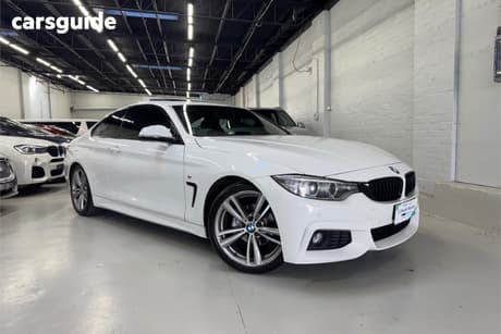 White 2016 BMW 420I Coupe Sport Line
