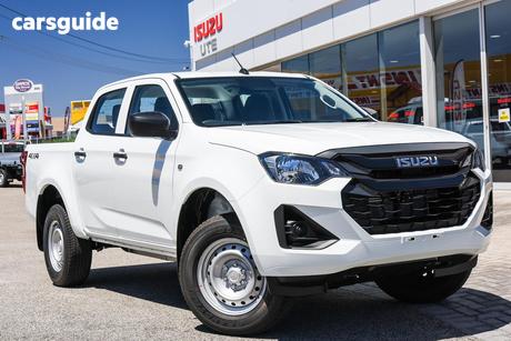 White 2025 Isuzu D-MAX Crew Cab Utility Sx (4X4)