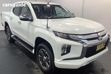 White 2019 Mitsubishi Triton Double Cab Pick Up Gls (4X4) Premium