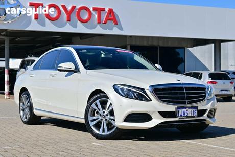 White 2017 Mercedes-Benz C300 Sedan