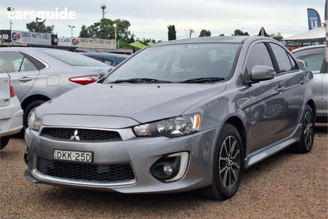 Grey 2016 Mitsubishi Lancer Sedan Es Sport