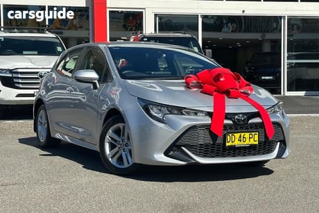 Silver 2021 Toyota Corolla Hatchback Ascent Sport